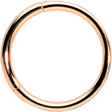将图片加载到图库查看器，16G 3/8 Synth Opal Rose Gold Tone Sleek Forward Face Segment Ring
