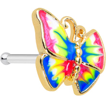 将图片加载到图库查看器，20G 1/4 Bright Butterfly Nose Bone
