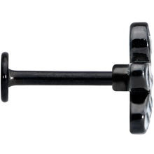 Load image into Gallery viewer, 16G 5/16 Black Red Eye Mummy Halloween Labret Monroe Tragus
