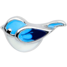 Load image into Gallery viewer, 16G 5/16 Happy Little Blue Bird Labret Monroe Tragus
