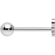Load image into Gallery viewer, Pride Rainbow Stripes Butterfly Barbell Tongue Ring
