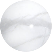 Load image into Gallery viewer, 16G 5/16 Elegant White Howlite Internally Threaded Labret Tragus
