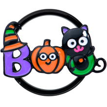 Load image into Gallery viewer, Black Boo Party Halloween Tunnel Plug Set
