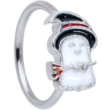 Load image into Gallery viewer, 20G 7mm Witch Hat Ghost Halloween Nose Hoop
