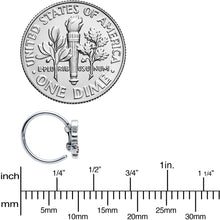 Load image into Gallery viewer, 20G 7mm Witch Hat Ghost Halloween Nose Hoop
