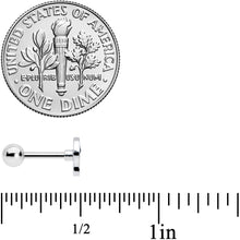 Load image into Gallery viewer, 16G 1/4 Ghost Skull Eye Candy Halloween Cartilage Tragus Set of 3

