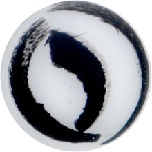 将图片加载到图库查看器，16G 5/16 Matte White Zebra Stripe Labret Monroe Tragus
