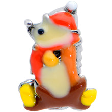 Load image into Gallery viewer, 16G 5/16 Cozy Winter Hedgehog Labret Monroe Tragus
