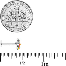 Load image into Gallery viewer, 16G 5/16 Cozy Winter Hedgehog Labret Monroe Tragus

