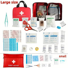 Load image into Gallery viewer, Portable First Aid Kit for Camping, Hiking &amp; Outdoor Activities
