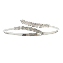将图片加载到图库查看器，.25ct Diamond Bangle Bracelet Sterling Silver
