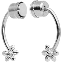 Load image into Gallery viewer, Flower Ends Non Pierced Magnetic Clip On Fake Septum Ring
