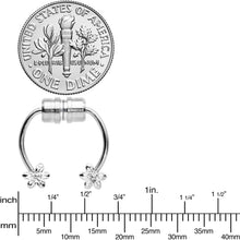 Load image into Gallery viewer, Flower Ends Non Pierced Magnetic Clip On Fake Septum Ring
