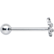 将图片加载到图库查看器，Clear Gem Constellation Barbell Tongue Ring
