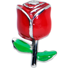 Load image into Gallery viewer, Roses Are Red Valentines Day Barbell Tongue Ring

