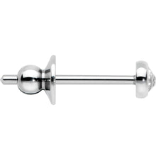 Load image into Gallery viewer, 3mm Clear Gem Bezel G23 Titanium Post Stud Earrings
