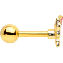 Load image into Gallery viewer, 16G 1/4 Gold Tone Sweet Simple Butterfly Cartilage Tragus Earring
