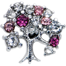 Load image into Gallery viewer, 16G 5/16 Clear Pink Gem Luscious Fruit Tree Labret Monroe Tragus
