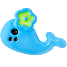 Load image into Gallery viewer, 16G 1/4 Eyelash Blue Whale Flower Cartilage Tragus Earring
