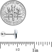 Load image into Gallery viewer, 16G 1/4 Ghost Goo Cauldron Halloween Cartilage Tragus Earring
