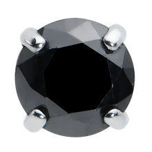 将图片加载到图库查看器，18G 5/16 Black CZ G23 Titanium Threadless Flower Labret Tragus
