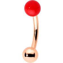 Load image into Gallery viewer, 16G 5/16 Rosy Hue Snowman Christmas Curved Eyebrow Ring Set of 4
