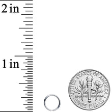 将图片加载到图库查看器，20G 1/4 Grade 23 Titanium Bendable Hoop Ring
