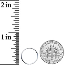 Load image into Gallery viewer, 20G 1/2 Grade 23 Titanium Bendable Hoop Ring
