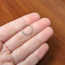 Load image into Gallery viewer, 20G 1/2 Grade 23 Titanium Bendable Hoop Ring
