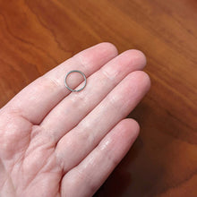 Load image into Gallery viewer, 18G 3/8 Grade 23 Titanium Bendable Hoop Ring
