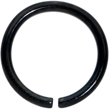 Load image into Gallery viewer, 20G 1/4 Black PVD Grade 23 Titanium Bendable Hoop Ring
