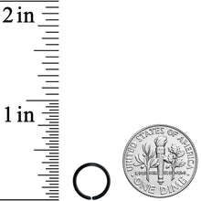 将图片加载到图库查看器，18G 5/16 Black PVD Grade 23 Titanium Bendable Hoop Ring
