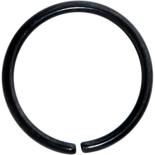 Load image into Gallery viewer, 18G 3/8 Black PVD Grade 23 Titanium Bendable Hoop Ring
