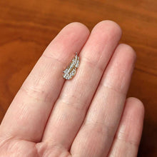 Load image into Gallery viewer, 16G 5/16 Clear CZ Rosy Hue Feather Internal Thread Labret Tragus
