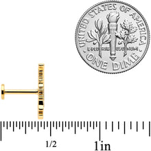 Load image into Gallery viewer, 16G 5/16 Clear CZ Gem Gold Hue Feather Internal Thread Labret Tragus
