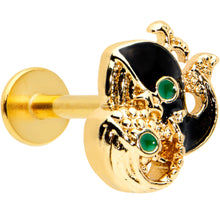将图片加载到图库查看器，16G 5/16 Gold Tone Mom Baby Orca Whale Labret Monroe Tragus
