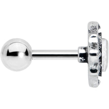 Load image into Gallery viewer, 16G 1/4 Clear Gem Rhombus Retro Cartilage Tragus Earring
