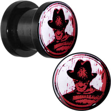 将图片加载到图库查看器，Licensed Nightmare on Elm Street Black Freddy Screw Fit Plug Set

