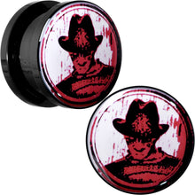 将图片加载到图库查看器，Licensed Nightmare on Elm Street Black Freddy Screw Fit Plug Set
