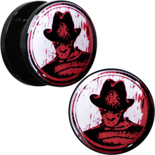 将图片加载到图库查看器，Licensed Nightmare on Elm Street Black Freddy Screw Fit Plug Set
