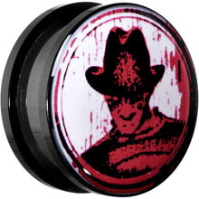 将图片加载到图库查看器，Licensed Nightmare on Elm Street Black Freddy Screw Fit Plug Set
