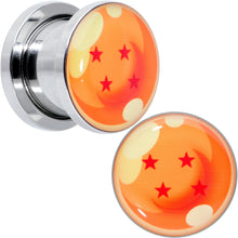 Load image into Gallery viewer, Licensed Dragonball Z Orange 4 Starball Screw Fit Plug Set

