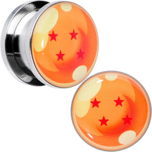 Load image into Gallery viewer, Licensed Dragonball Z Orange 4 Starball Screw Fit Plug Set
