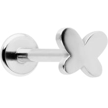 将图片加载到图库查看器，16G 5/16 Simple Butterfly Internally Threaded Labret Monroe Tragus
