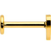 Load image into Gallery viewer, 16G 5/16 Gold Tone Simple Heart Internally Threaded Labret Tragus
