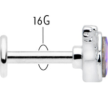 将图片加载到图库查看器，16G 1/4 Aurora Gem Deco Waves Labret
