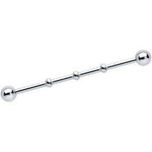 Load image into Gallery viewer, 14G Loops Waves Industrial Project Bar 40mm Set of 5

