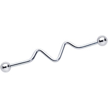 Load image into Gallery viewer, 14G Loops Waves Industrial Project Bar 40mm Set of 5
