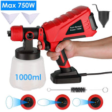 将图片加载到图库查看器，750W Electric Paint Sprayer Handheld with 3 Spray Patterns
