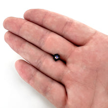 Load image into Gallery viewer, 16G 5/16 White Tourmaline Black Filigree Labret Monroe Tragus
